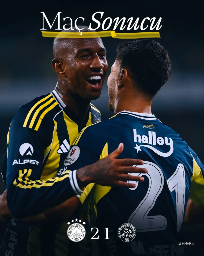Fenerbahçe, Karagümrük’ü Talisca ve Asensio’nun golleriyle geçti! Namağlup serisi sürüyor